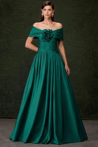 Vestido Ombro a Ombro Aplicação Floral FATIMA SCOFIELD