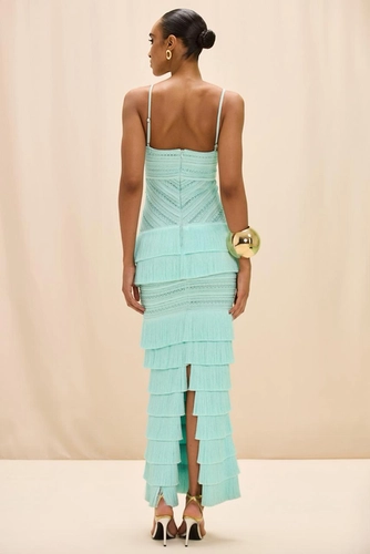 VESTIDO LONGO ALÇAS FINAS PATBO