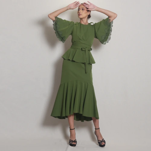Vestido Midi Sarja