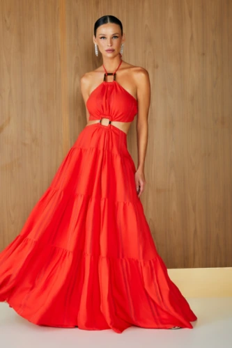 Vestido Longo detalhe resina – Elegância e Modernidade