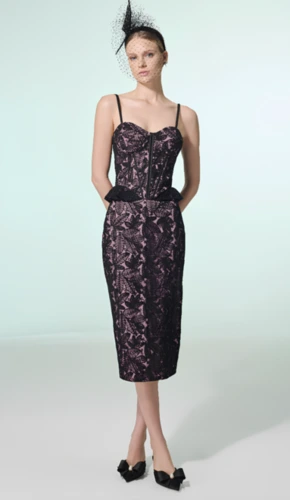 A Saia Midi Jacquard