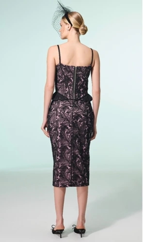 A Saia Midi Jacquard