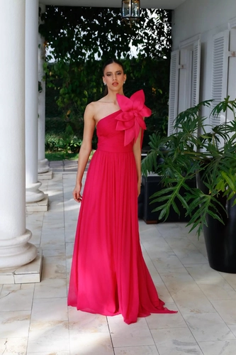 Vestido Detalhe de Flor