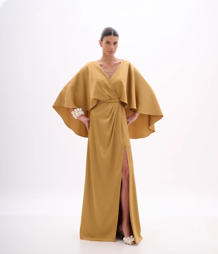 Vestido Longo Mostarda
