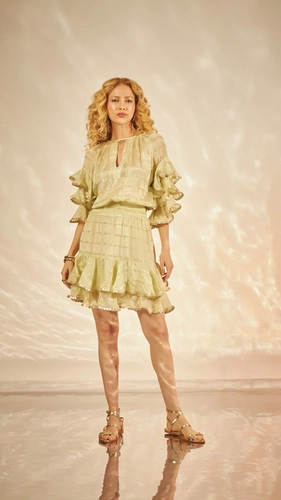 Vestido Onda Calma Seda Curto UH Premium