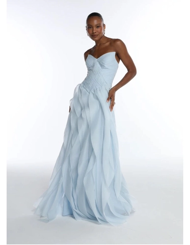 VESTIDO LONGO COM FAIXA FABIANA MILAZZO